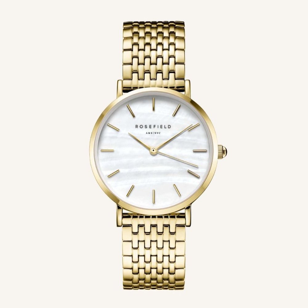 Rosefield - Upper East Side White Gold Watch
